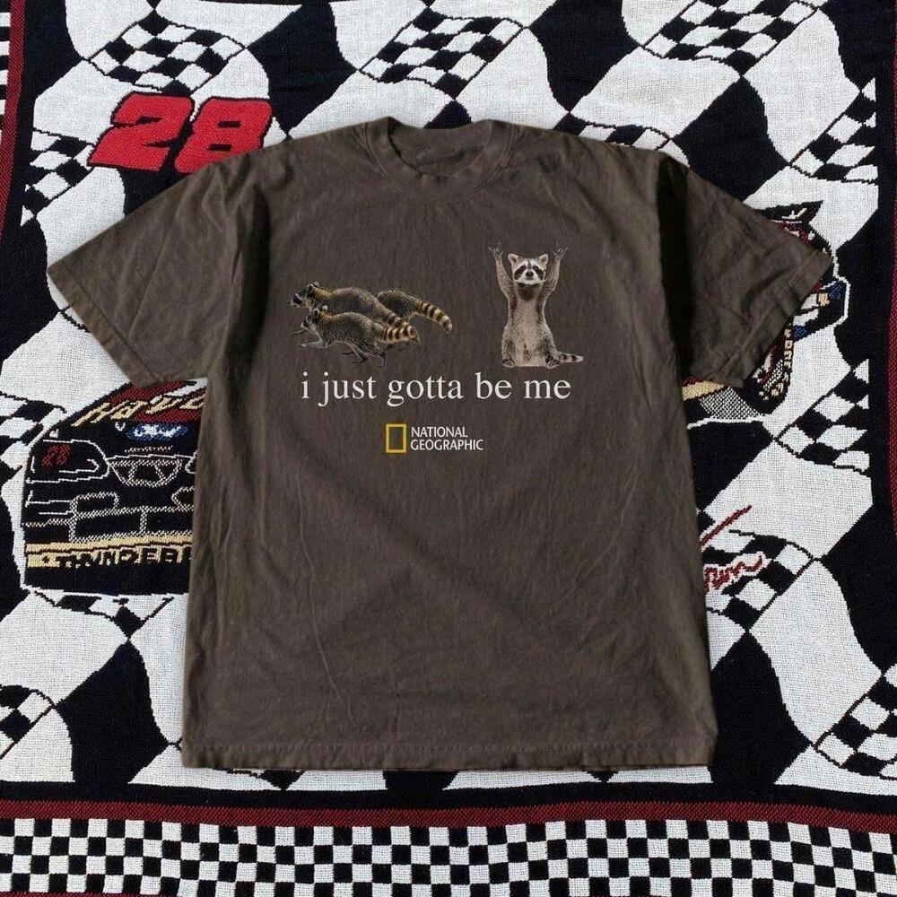 Brown National Geographic Raccoon T-Shirt